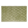 Sage Green Solid Color Bath Rug (21"x34")